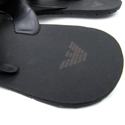 Emporio Armani Logo Sea Slippeer Nero
