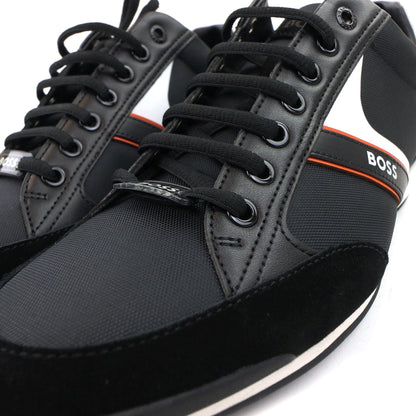 Hugo Boss Saturn Low Top Trainer Black 008