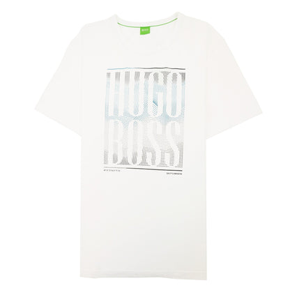 Hugo Boss Tee 12 Logo T Shirt White 100