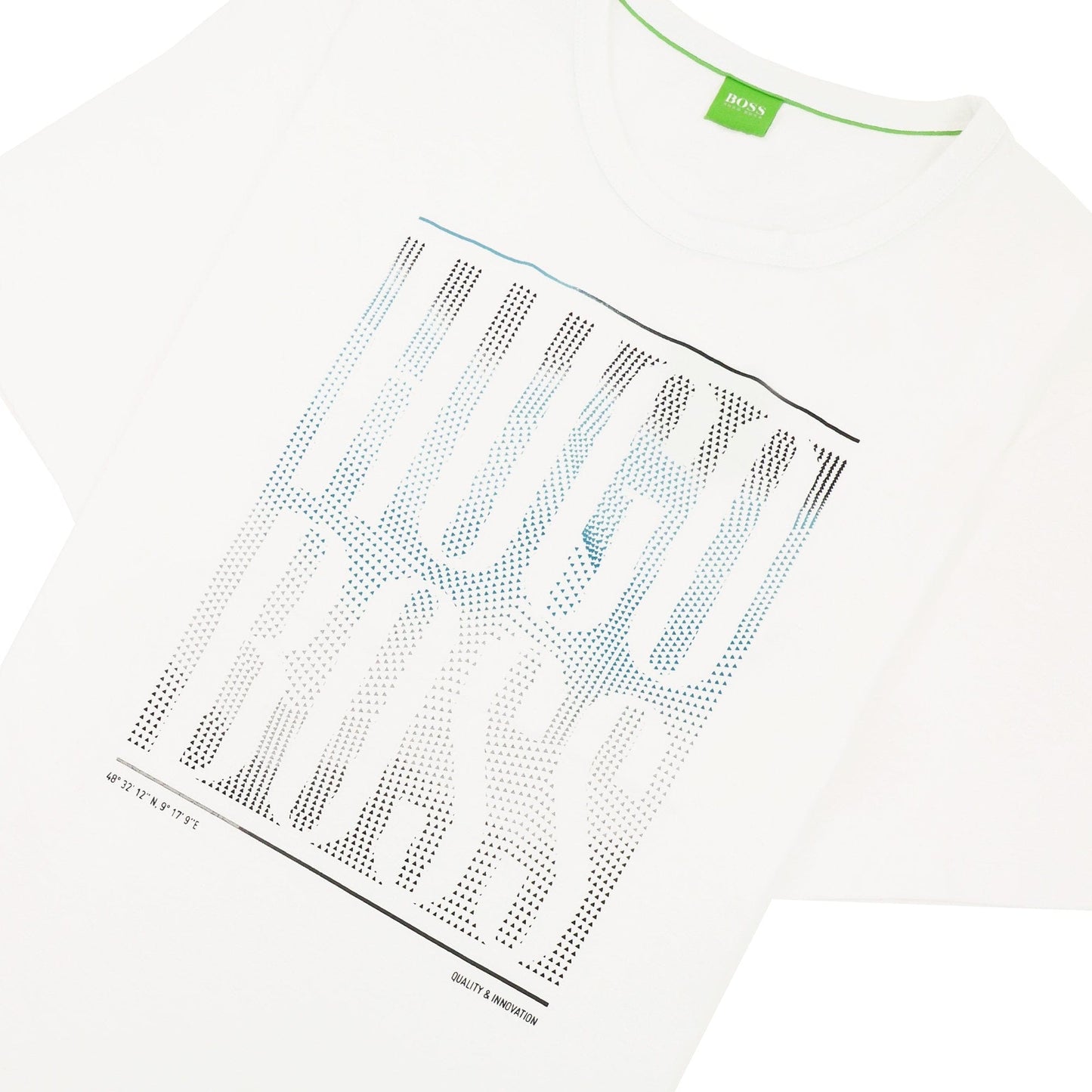 Hugo Boss Tee 12 Logo T Shirt White 100