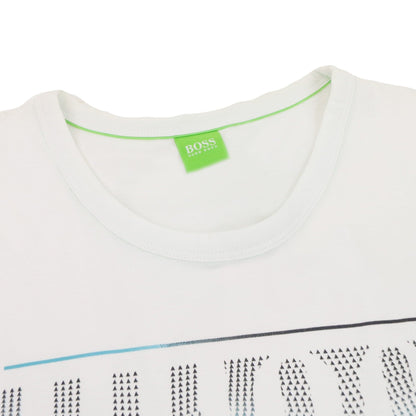 Hugo Boss Tee 12 Logo T Shirt White 100