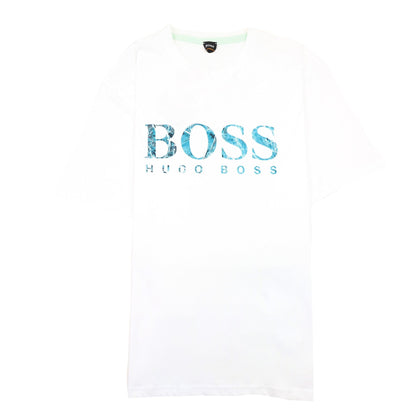 Hugo Boss Teecher 4 Printed Logo T Shirt White 100