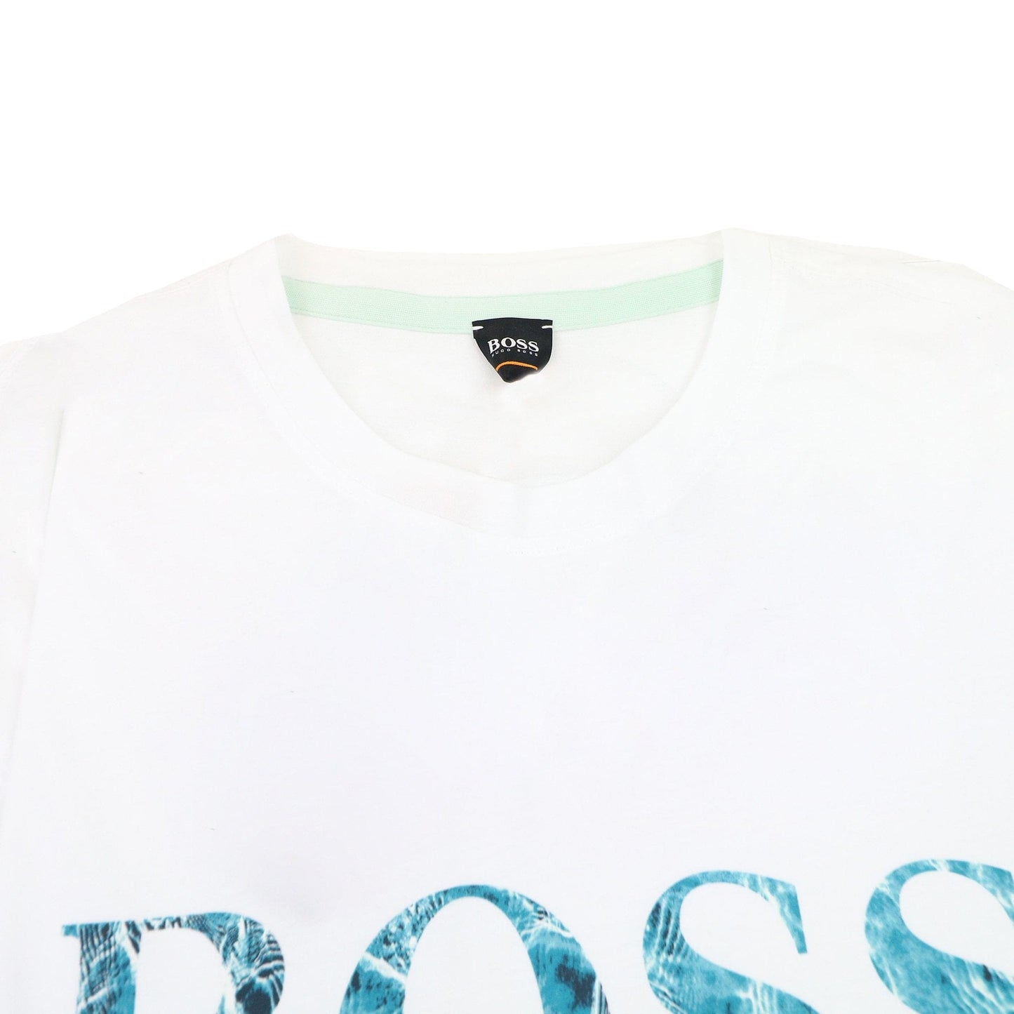 Hugo Boss Teecher 4 Printed Logo T Shirt White 100