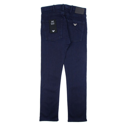 Emporio Armani J45 Regular Fit Denim Jeans Navy Blue
