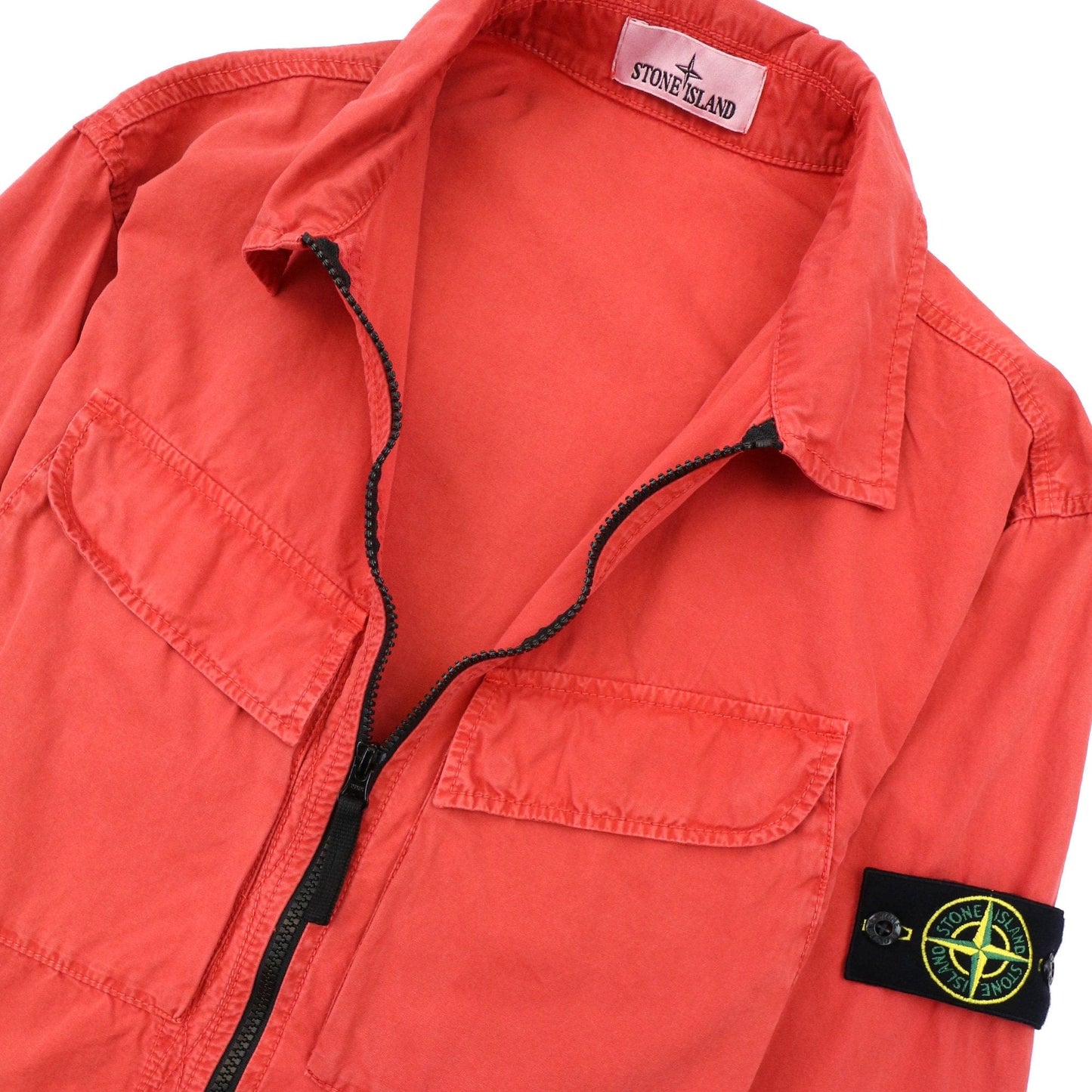 Stone Island 101wn T.co+old Over Shirt Red V0110