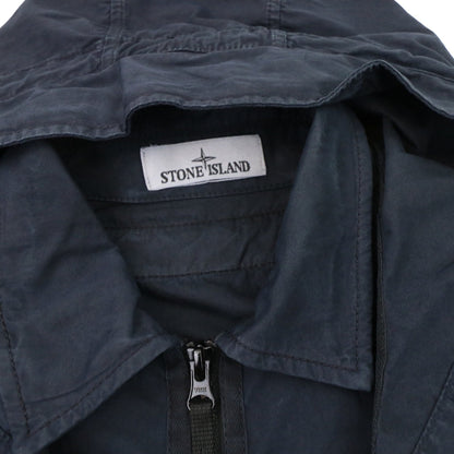 Stone Island 114wn T.co+old Overshirt Detachable Hood Navy V0120