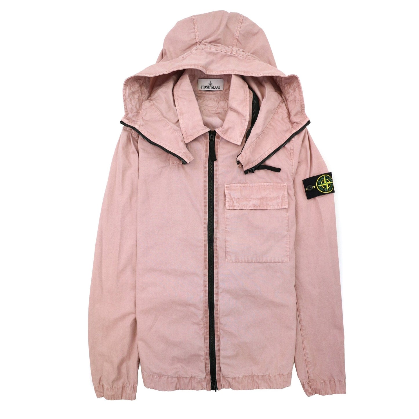 Stone Island 114wn T.co+old Overshirt Detachable Hood Pink