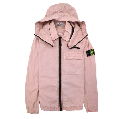 Stone Island 114wn T.co+old Overshirt Detachable Hood Pink