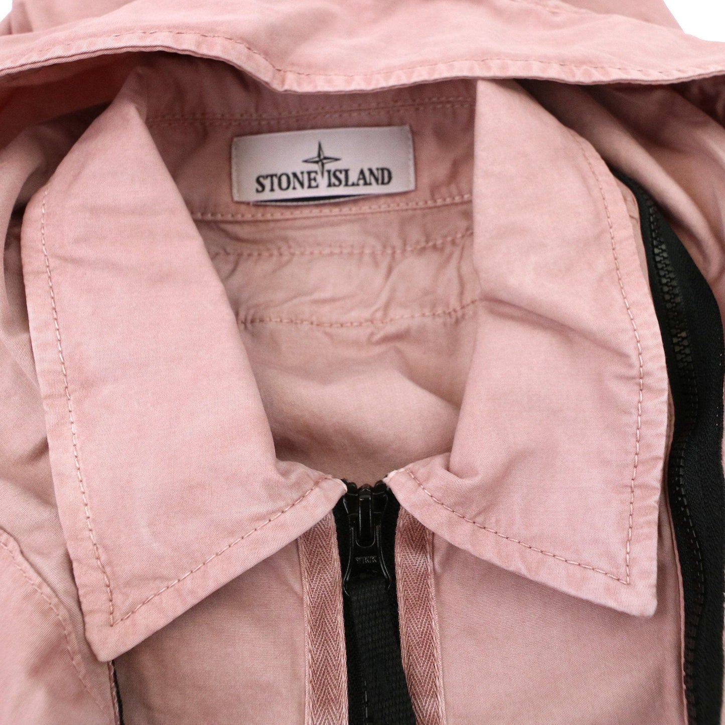 Stone Island 114wn T.co+old Overshirt Detachable Hood Pink