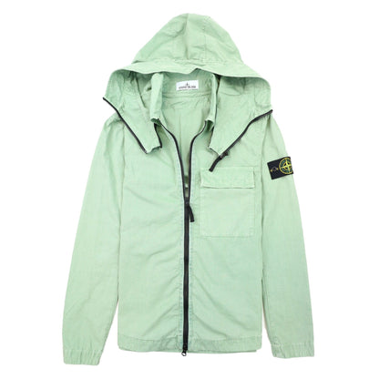 Stone Island 114wn T.co+old Overshirt Detachable Hood Green V0155