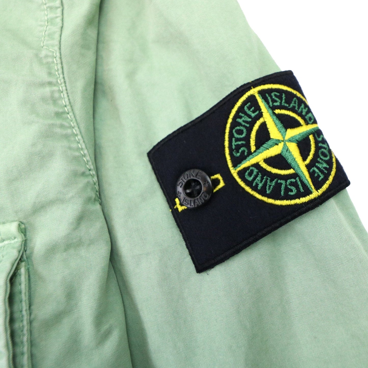 Stone Island 114wn T.co+old Overshirt Detachable Hood Green V0155