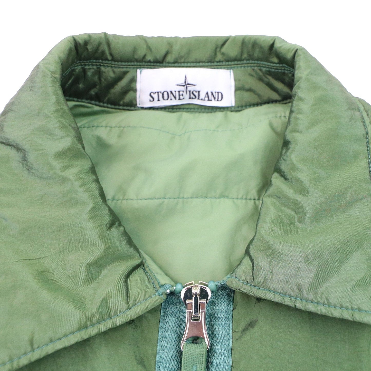 Stone Island Q0519 Nylon Metal In Econyl Regenerated Nylon Tc Green V0058