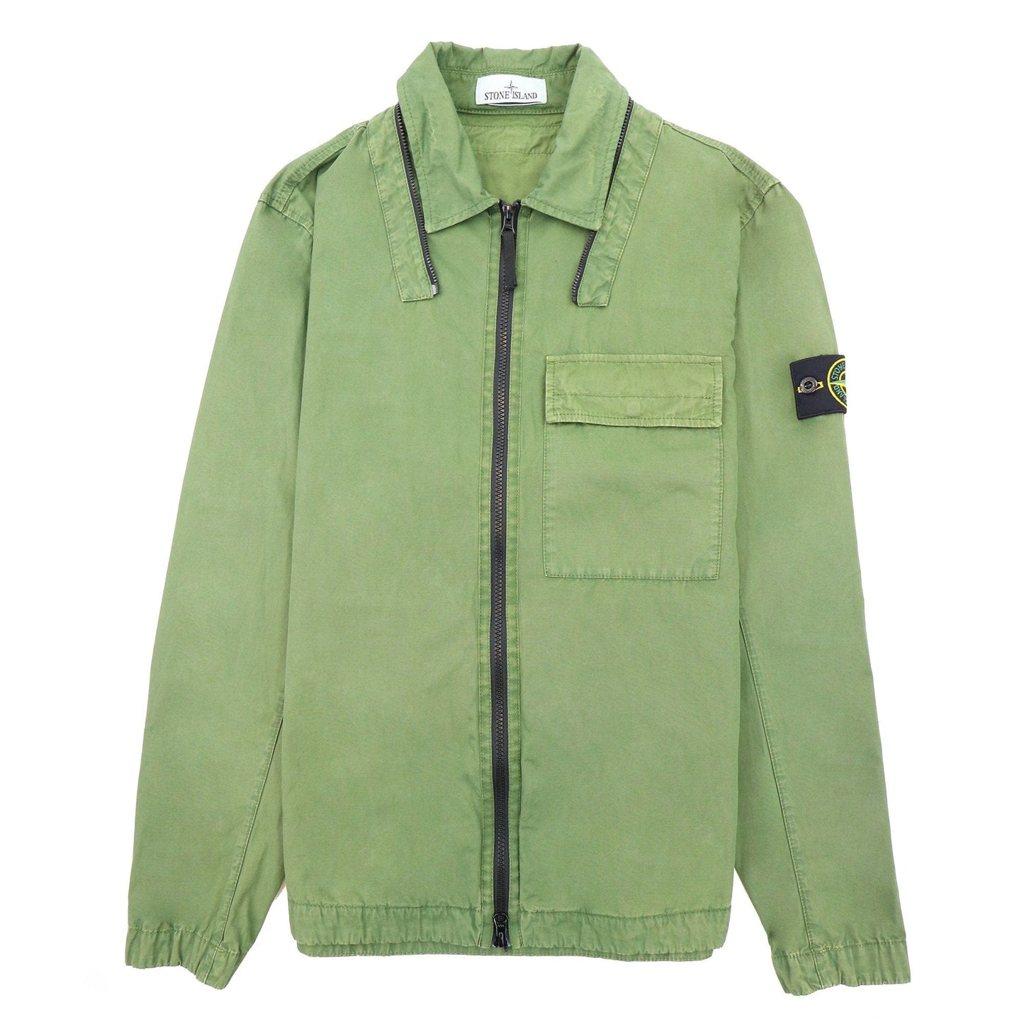 Stone Island 114wn T.co+old Overshirt Detachable Hood Khaki V0158