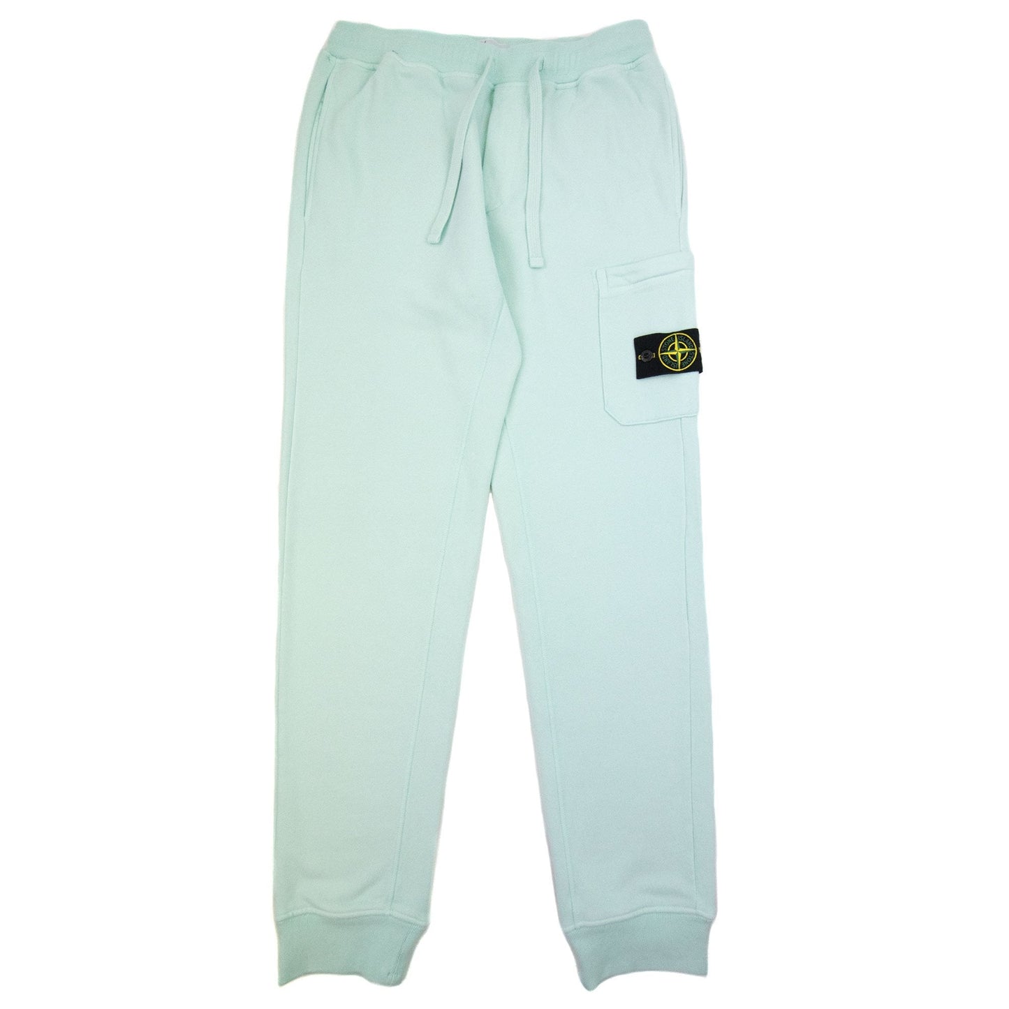 Stone Island 64520 Brushed Cotton Fleece Slim Fit Mint Green V0044