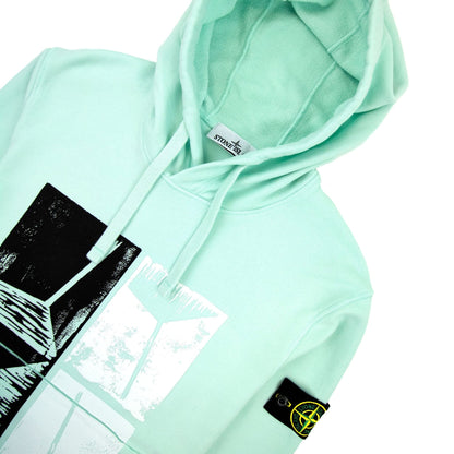 Stone Island 64182 Xilografia Four Hoody Mint Green V0044