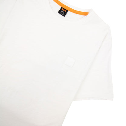 Hugo Boss Tegood Logo T Shirt White 100