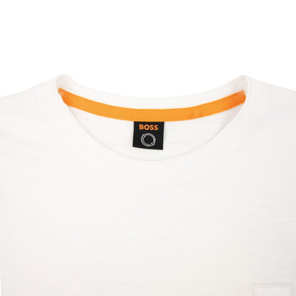 Hugo Boss Tegood Logo T Shirt White 100