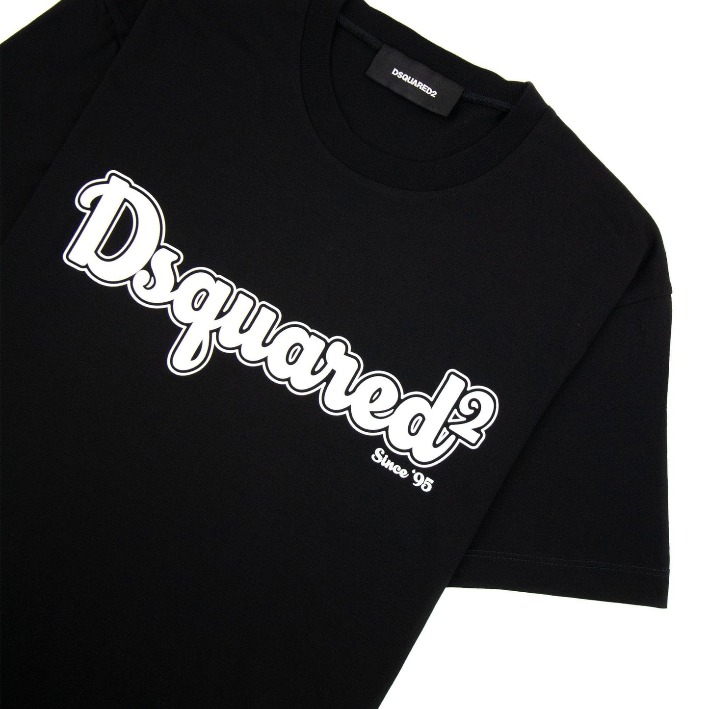 Dsquared2 D2 Patch Logo T-shirt Black