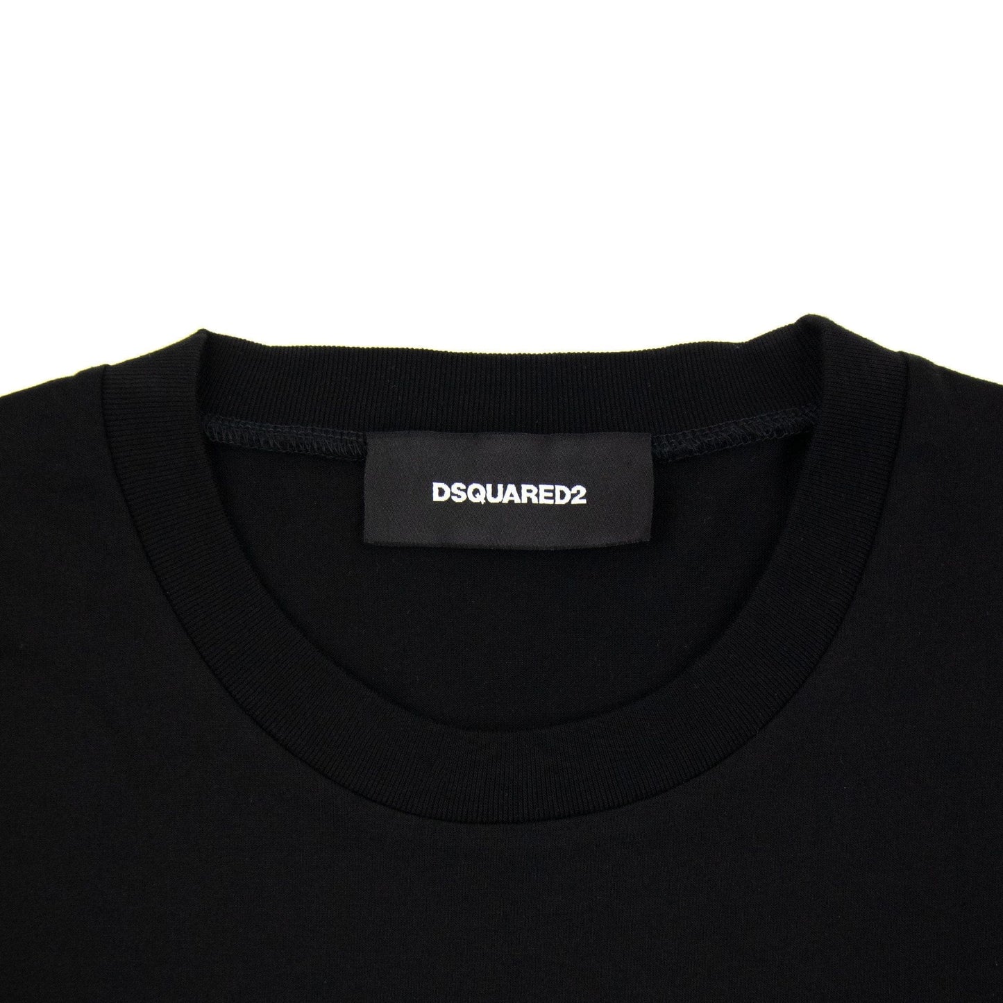 Dsquared2 D2 Patch Logo T-shirt Black