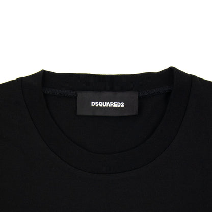 Dsquared2 D2 Patch Logo T-shirt Black