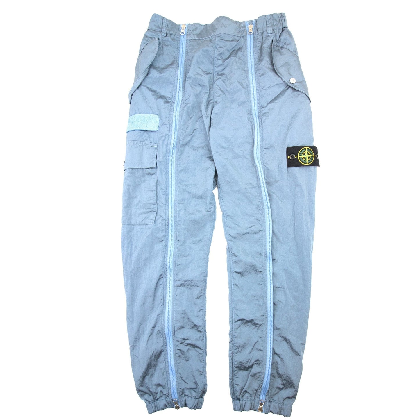 Stone Island 31619 Nylon Metal In Econyl Regenerated Trouser Pastel Blue V0046
