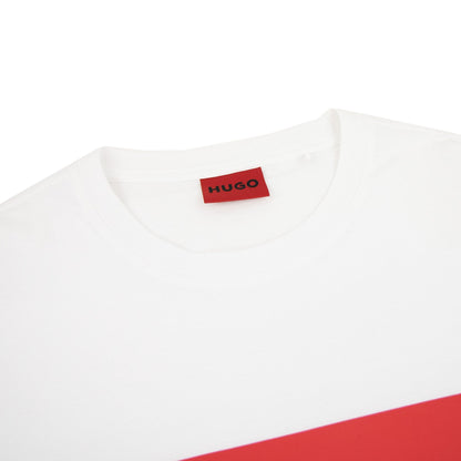 Hugo Dulive222 Logo T Shirt White 100