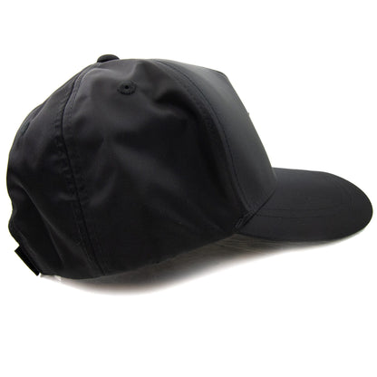 Emporio Armani Metal Eagle Nylon Baseball Capp Black