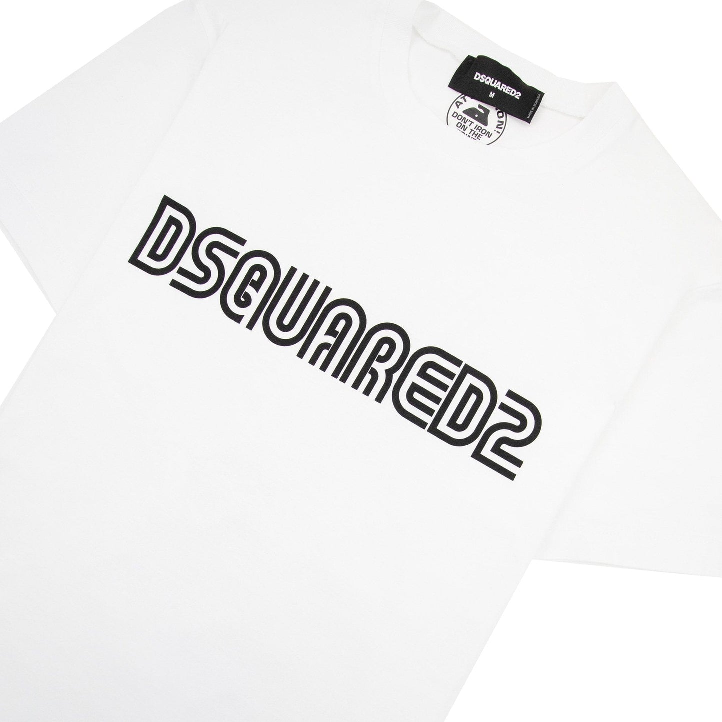 Dsquared2 D2 Outline Cool Tee White