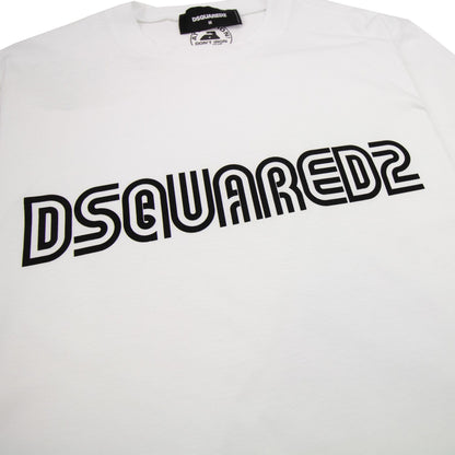 Dsquared2 D2 Outline Cool Tee White