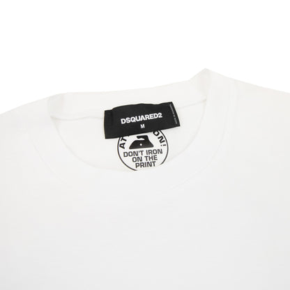 Dsquared2 D2 Outline Cool Tee White