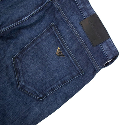 Emporio Armani J06 Mid-wash Slim-fit Denim Jeans Denim