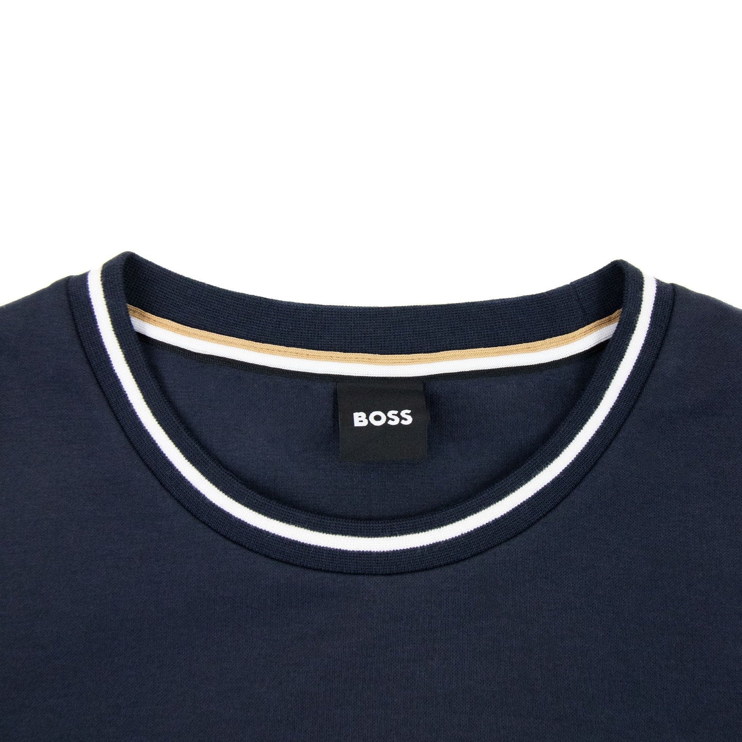 Hugo Boss Contrast Insert Logo Tracksuit Sweatshirt Dark Navy 403