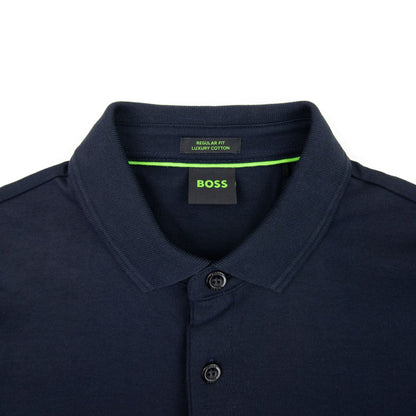 Hugo Boss Pirol Regular Fit L/s Polo Navy 402