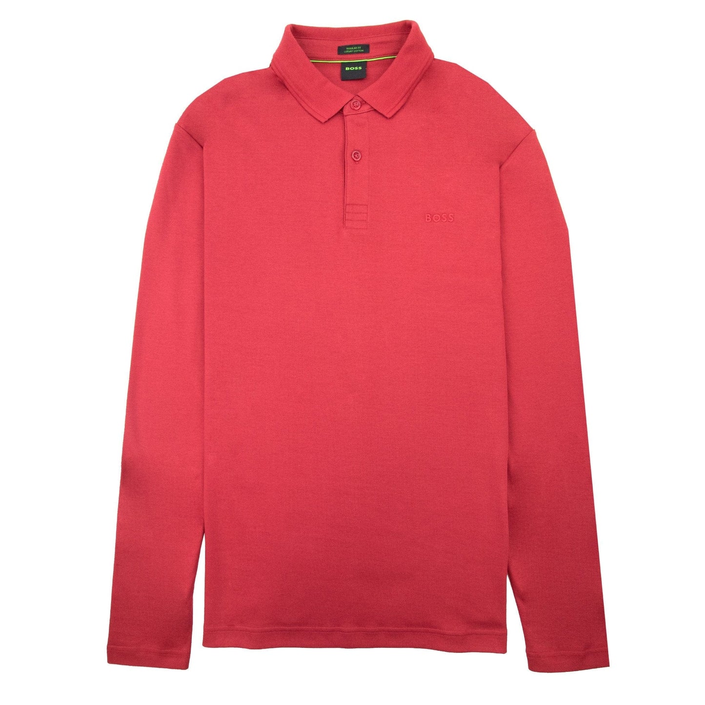 Hugo Boss Pirol Regular Fit L/s Polo Red 616