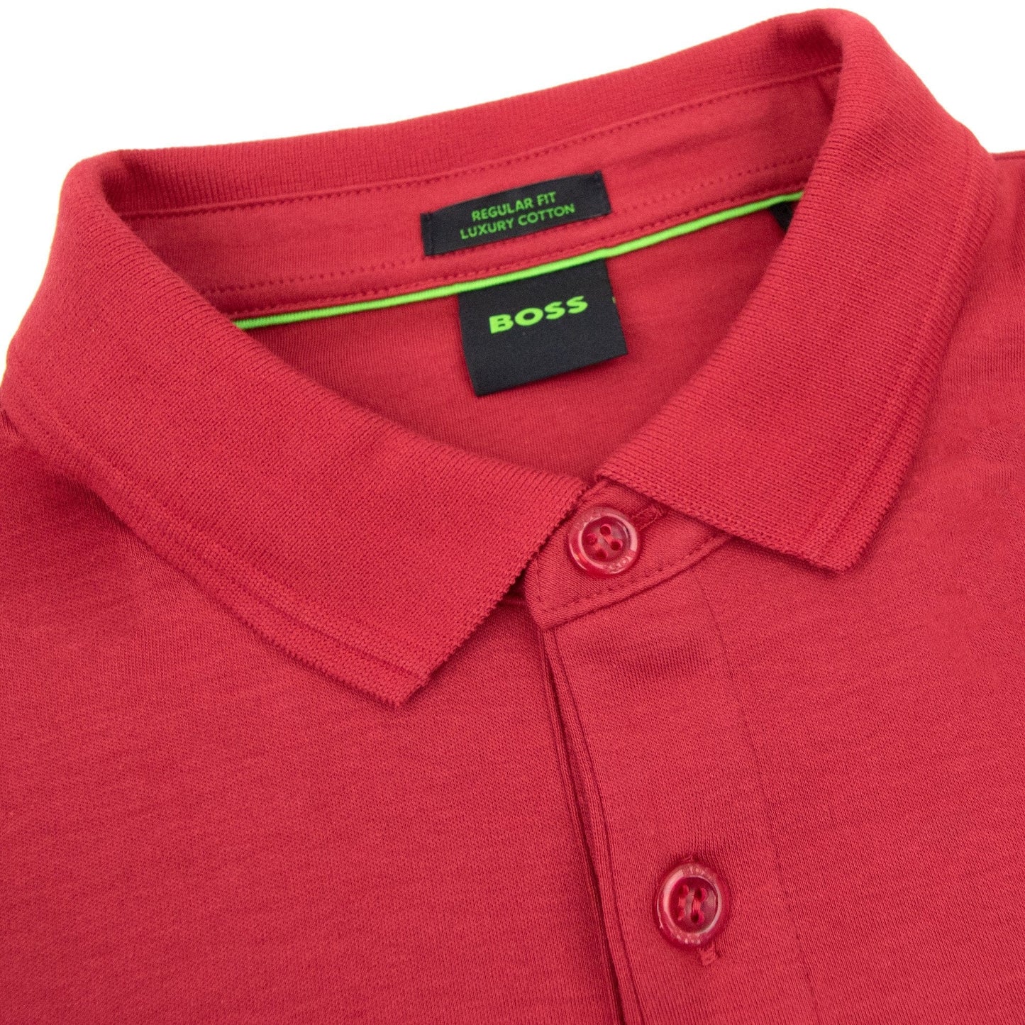 Hugo Boss Pirol Regular Fit L/s Polo Red 616