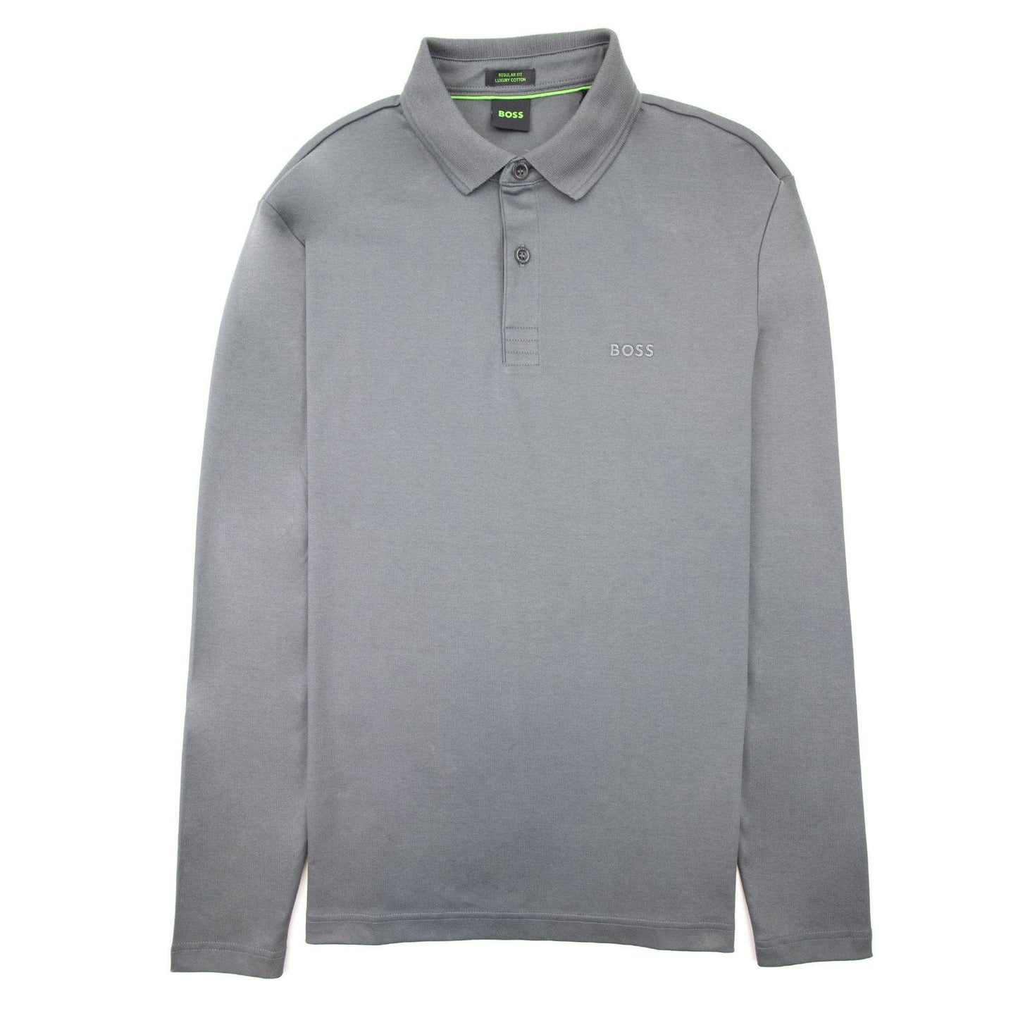 Hugo Boss Pirol Regular Fit L/s Polo Dark Grey 021
