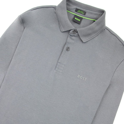 Hugo Boss Pirol Regular Fit L/s Polo Dark Grey 021