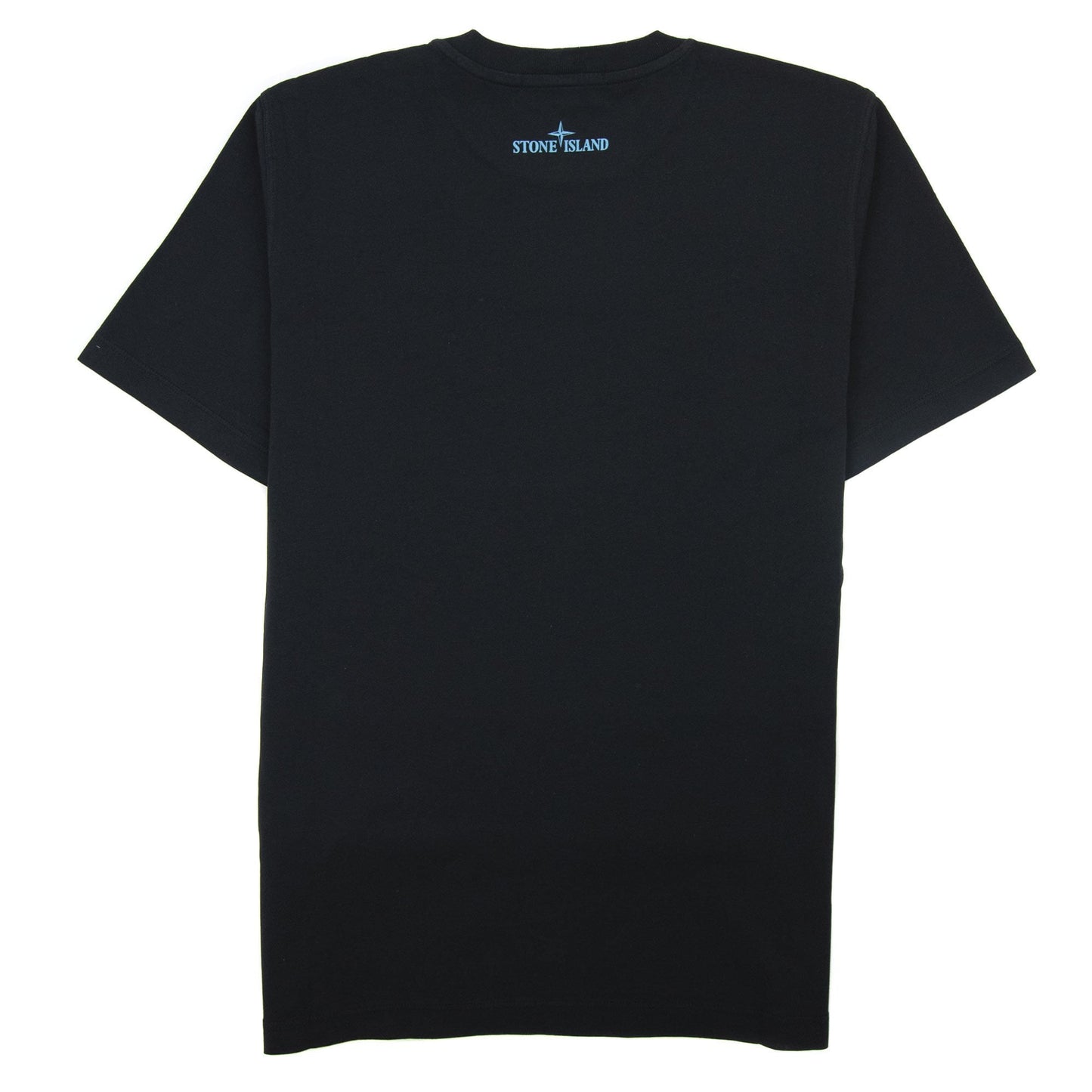Stone Island Junior 21052 Finger Scan Three T Shirt Black V0029
