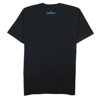 Stone Island Junior 21052 Finger Scan Three T Shirt Black V0029