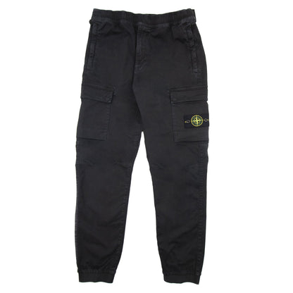 Stone Island 313l1 T.co+old Cargo Trousers Black V0029