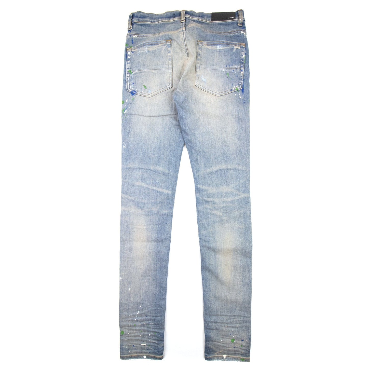 Amiri Paint Splatter Mx1 Jean Clay Indigo IO2