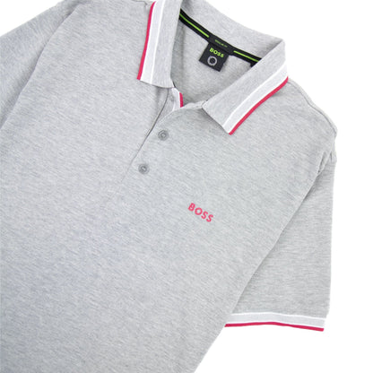 Hugo Boss Paddy Embroidered Logo Polo Grey 060