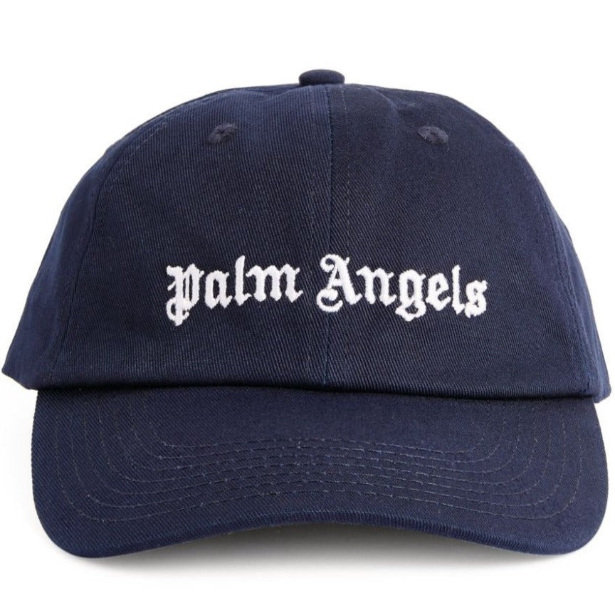 Palm Angels Navy Logo Cap