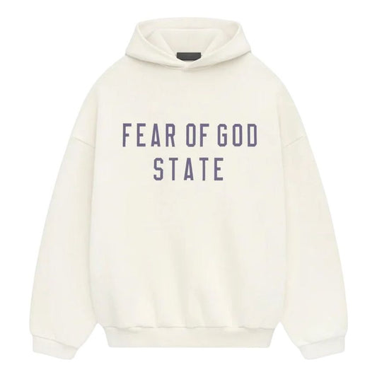 Fear of God Essentials SS25 Fleece Hoodie 'Egg Shell' 192BT246252F