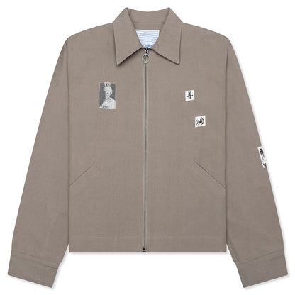 1969 Patches Trucker Jacket - Khaki