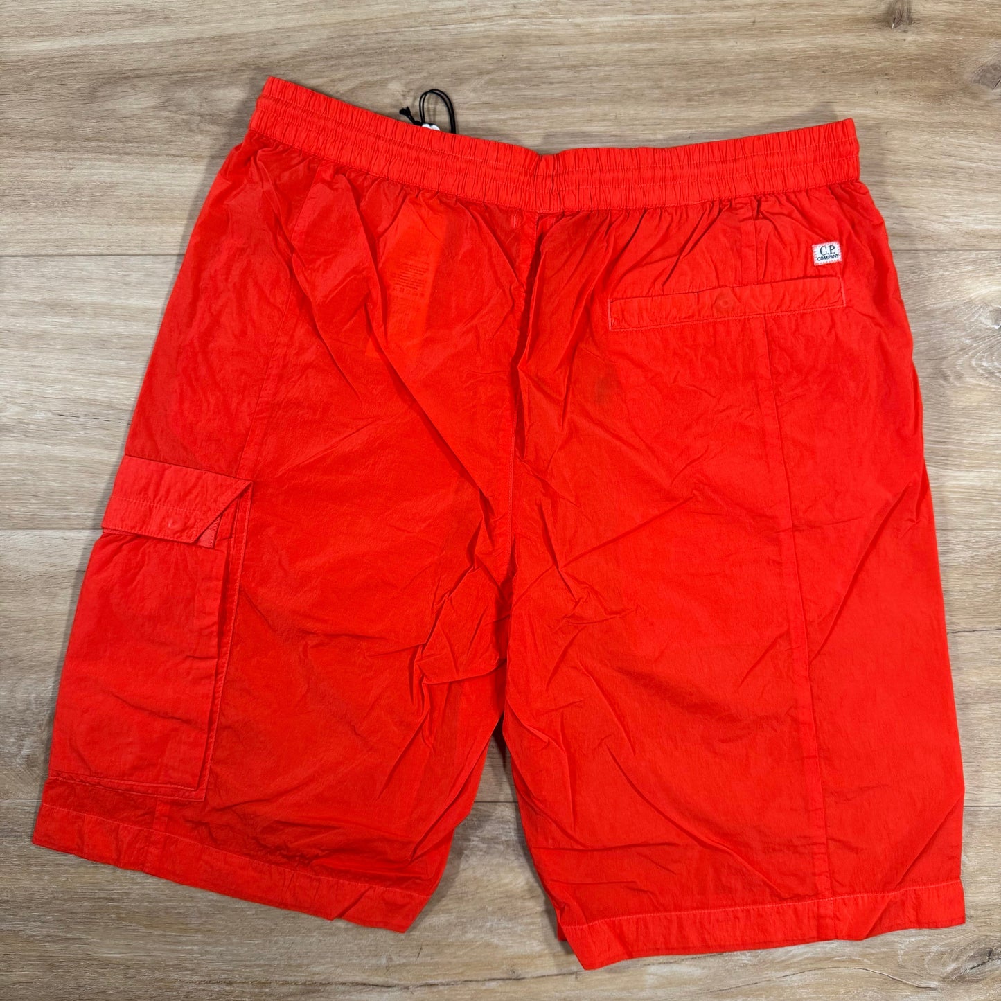 C.P. Company Chrome-R Cargo Shorts in Poinciana - Orange