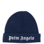 Kids Palm Angels Navy Beanie