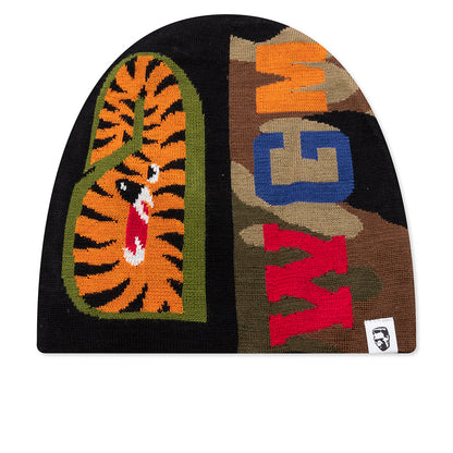 1st Shark Knit Cap - Black