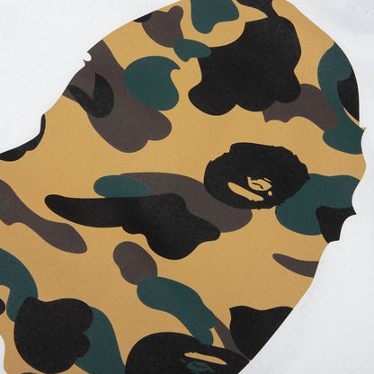 1st Camo Big Ape Head Tee - White/Yellow