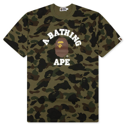 1st Camo College Tee - Green